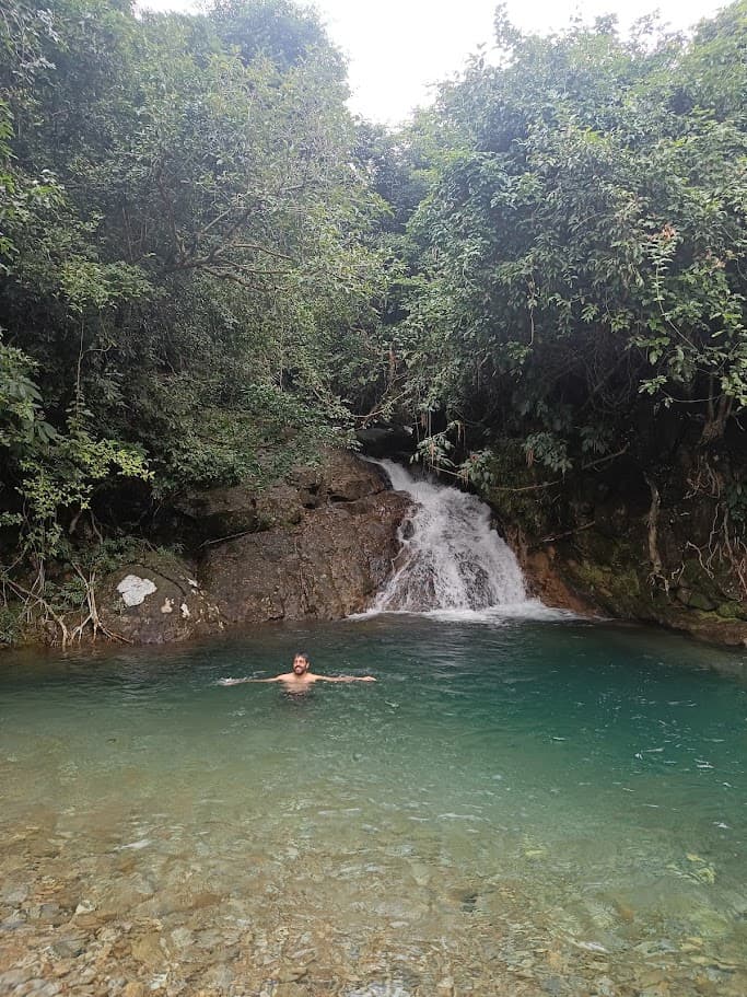 Tropical waterfall